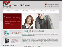 Tablet Screenshot of evolvesoftwares.com